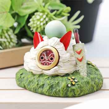 HORLOGE KODAMA ET MASQUE - PRINCESSE MONONOKE