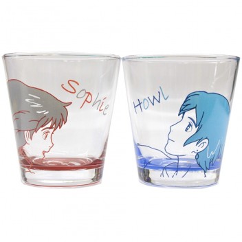 Set 2 Verres Sophie & Howl - Le Château Ambulant
